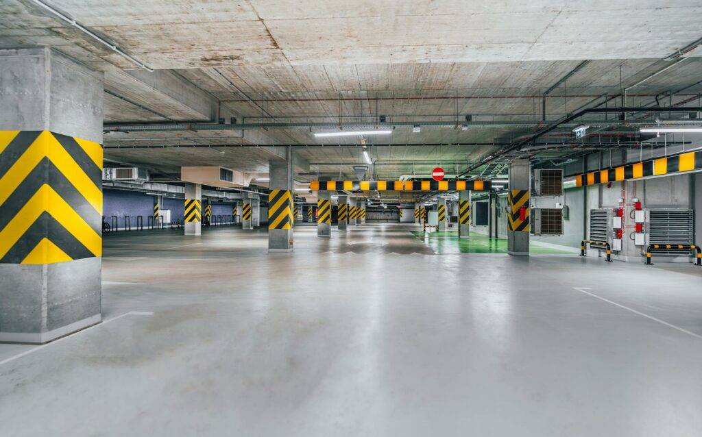 Empty Underground Garage