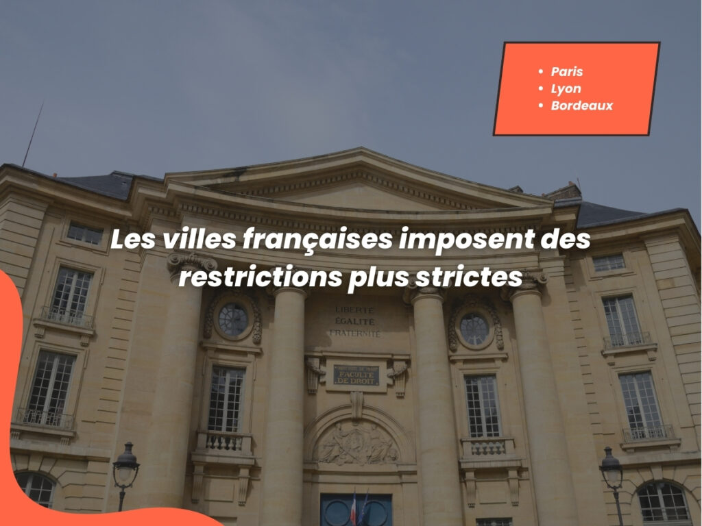 ParisBnB - Les villes françaises imposent des restrictions plus strictes