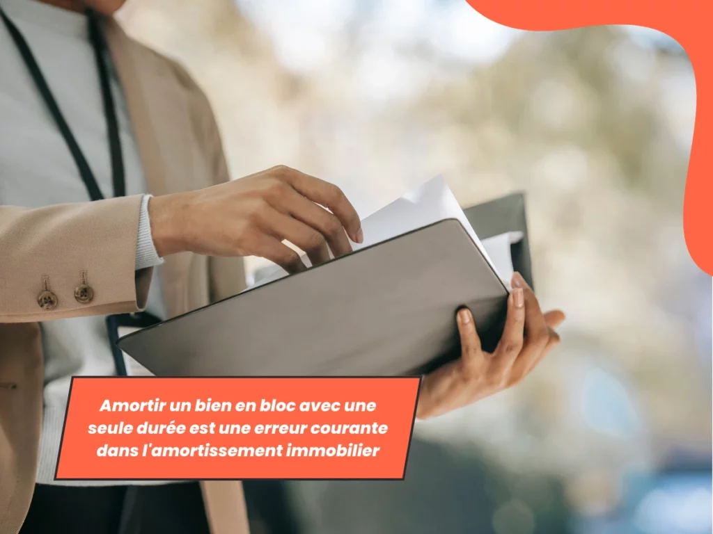 Erreur courante : amortir un bien en bloc