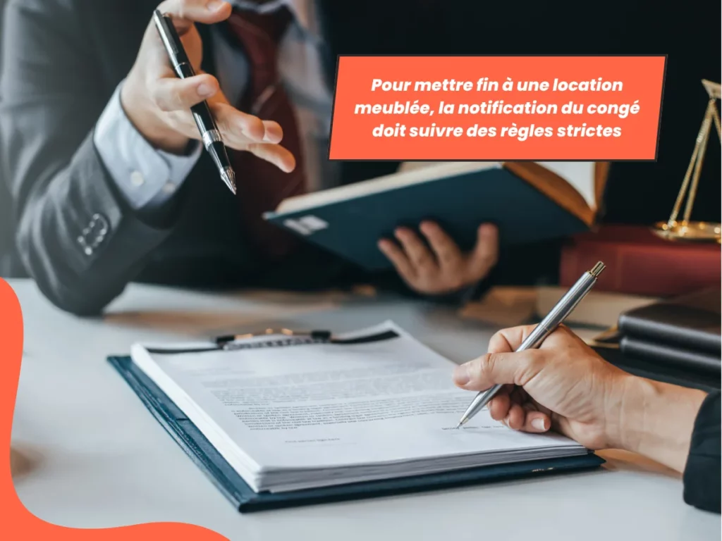 la notification du congé doit suivre des règles strictes