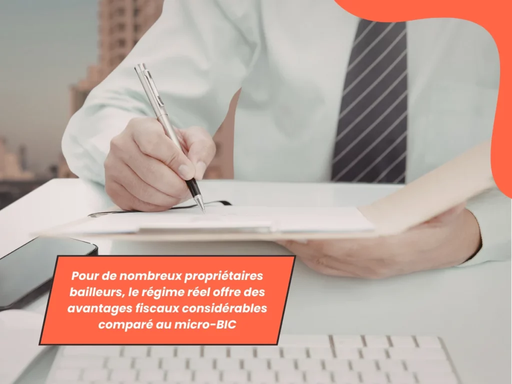 le régime réel offre des avantages fiscaux