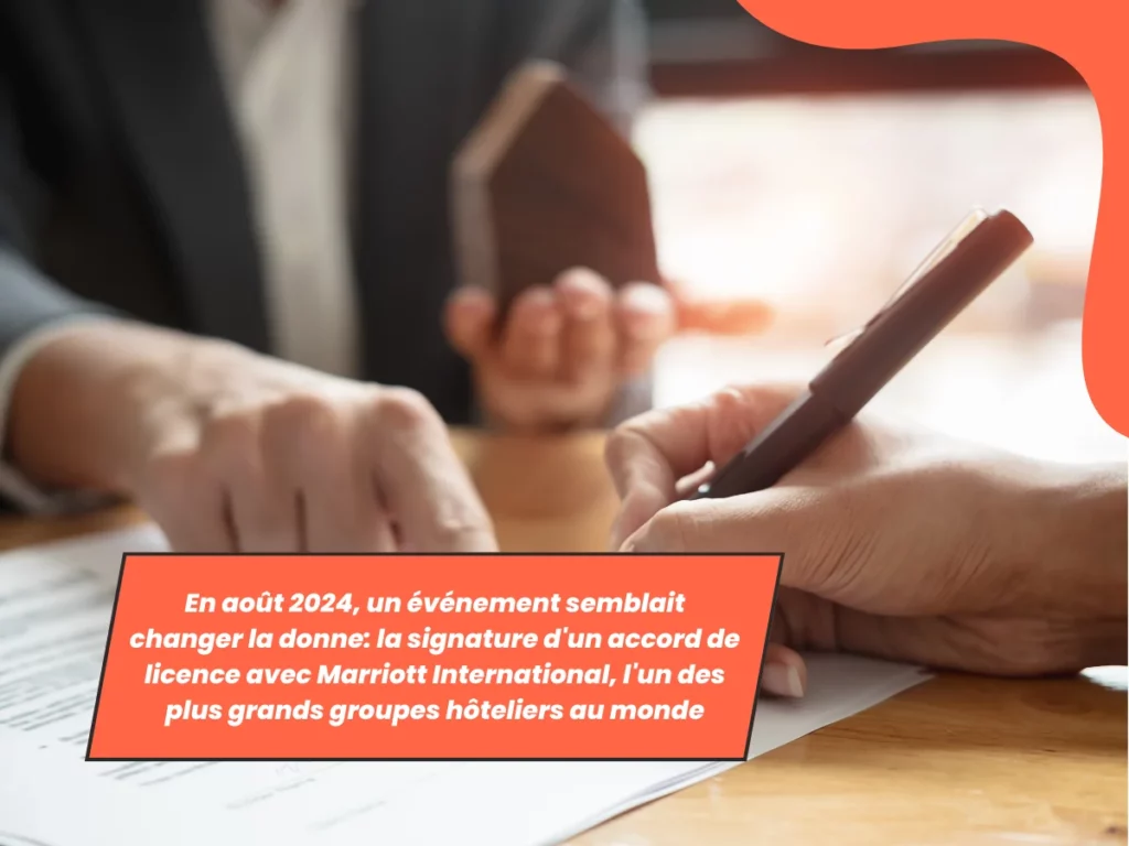 licence avec Marriott International